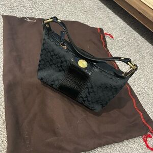 Black Coach Signature Handbag